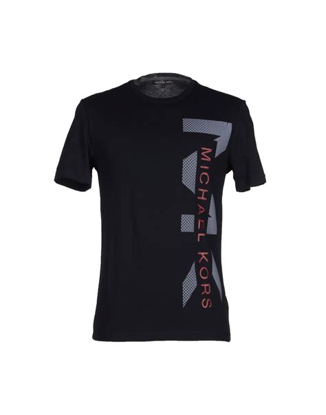 michael kors cotton modal mens t shirts black|Michael Kors shirts for men.